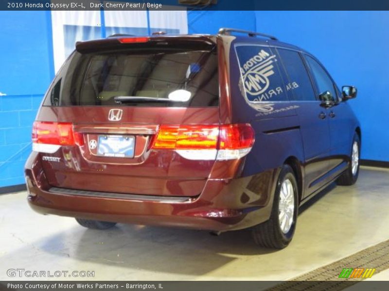 Dark Cherry Pearl / Beige 2010 Honda Odyssey EX-L