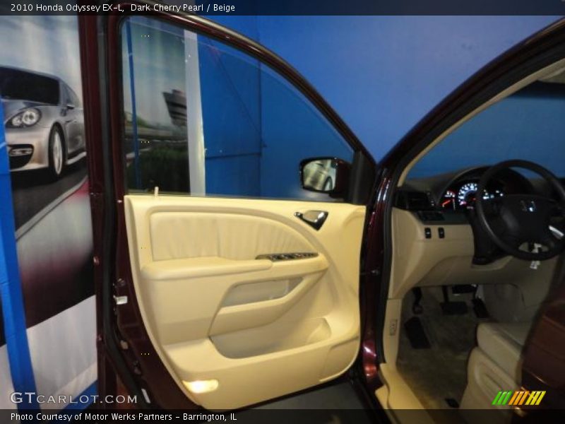 Dark Cherry Pearl / Beige 2010 Honda Odyssey EX-L