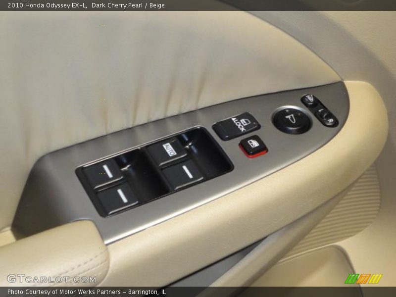 Dark Cherry Pearl / Beige 2010 Honda Odyssey EX-L