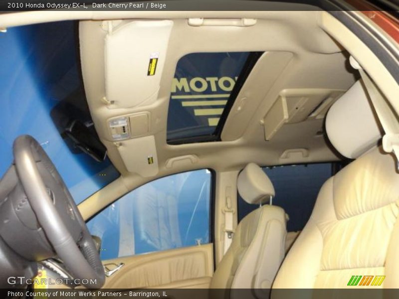 Dark Cherry Pearl / Beige 2010 Honda Odyssey EX-L