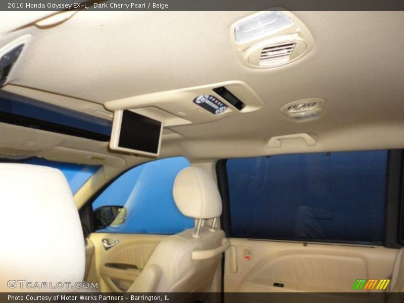 Dark Cherry Pearl / Beige 2010 Honda Odyssey EX-L