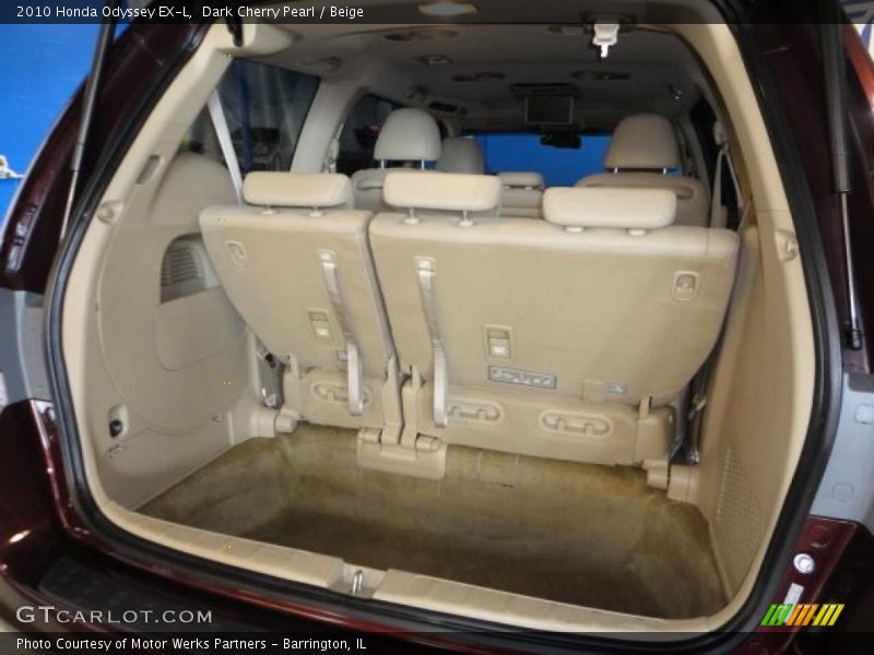 Dark Cherry Pearl / Beige 2010 Honda Odyssey EX-L