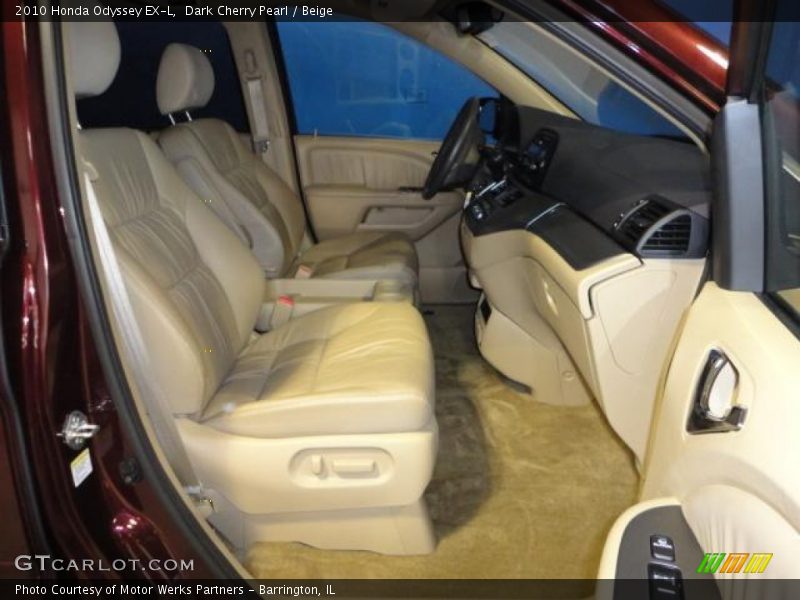 Dark Cherry Pearl / Beige 2010 Honda Odyssey EX-L