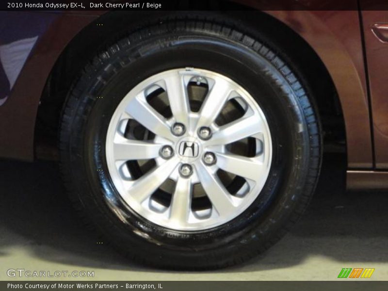 Dark Cherry Pearl / Beige 2010 Honda Odyssey EX-L