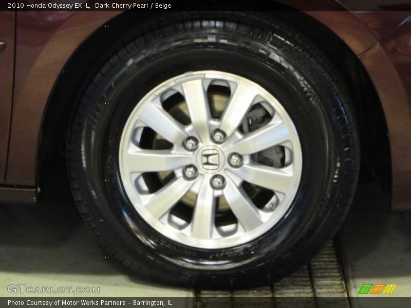 Dark Cherry Pearl / Beige 2010 Honda Odyssey EX-L
