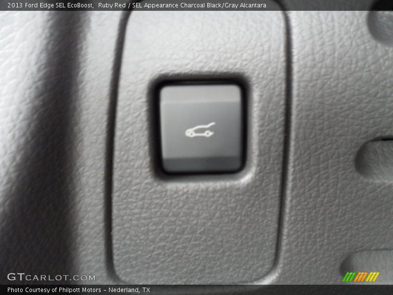 Ruby Red / SEL Appearance Charcoal Black/Gray Alcantara 2013 Ford Edge SEL EcoBoost