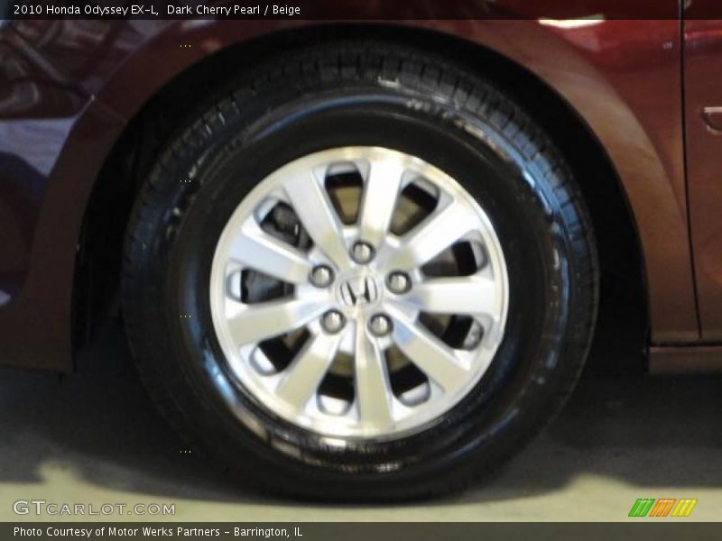 Dark Cherry Pearl / Beige 2010 Honda Odyssey EX-L