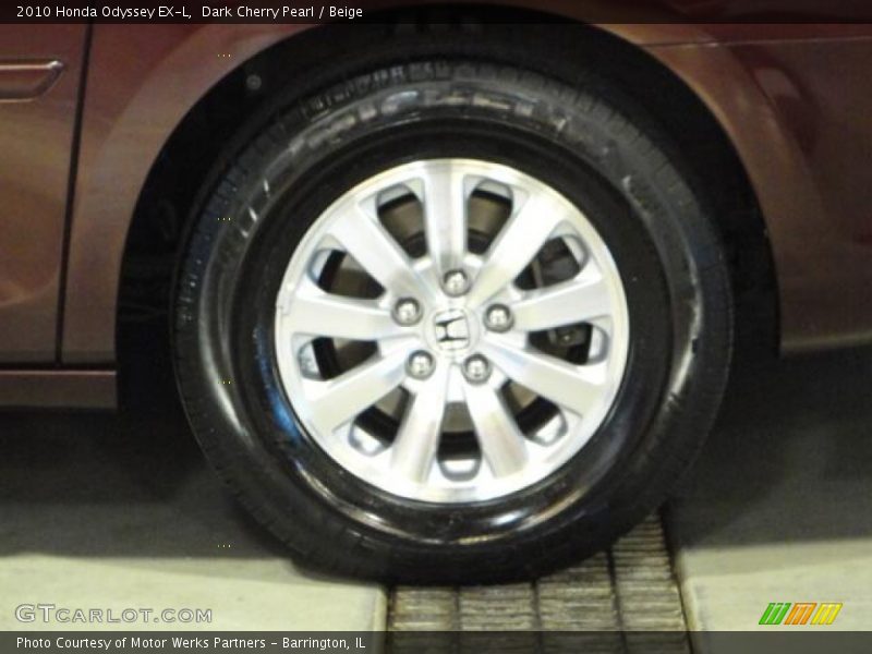 Dark Cherry Pearl / Beige 2010 Honda Odyssey EX-L