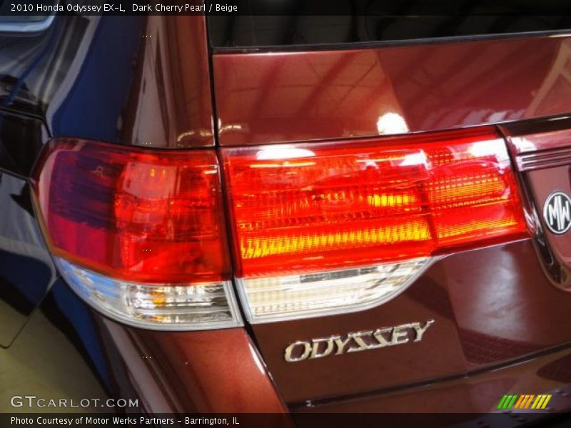 Dark Cherry Pearl / Beige 2010 Honda Odyssey EX-L