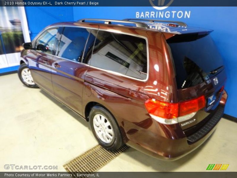Dark Cherry Pearl / Beige 2010 Honda Odyssey EX-L