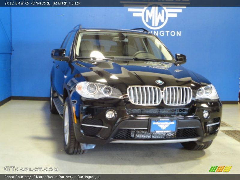 Jet Black / Black 2012 BMW X5 xDrive35d