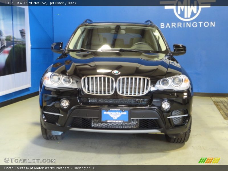 Jet Black / Black 2012 BMW X5 xDrive35d