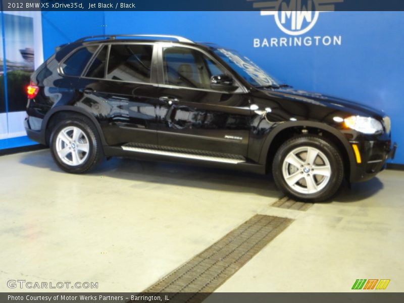 Jet Black / Black 2012 BMW X5 xDrive35d