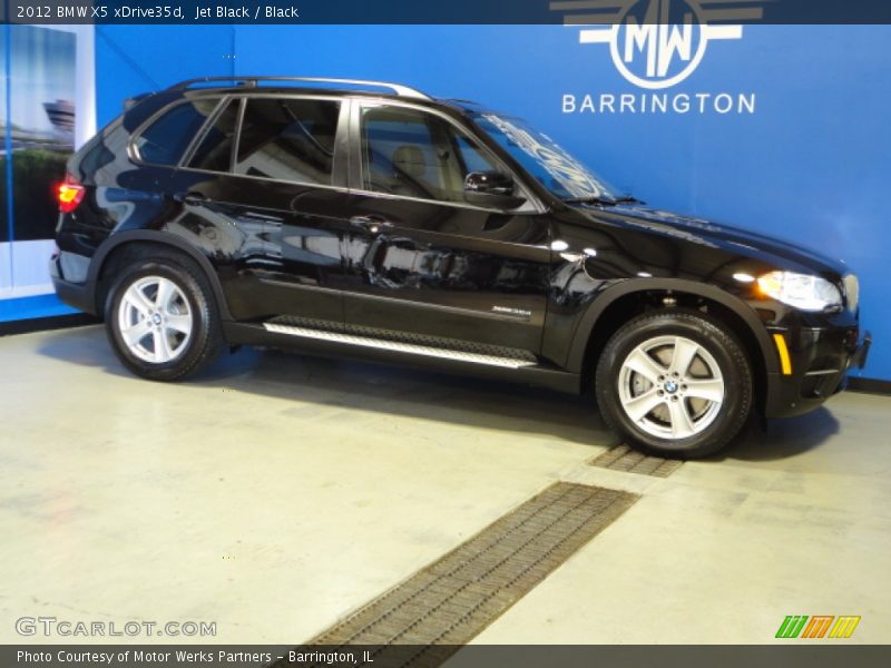 Jet Black / Black 2012 BMW X5 xDrive35d