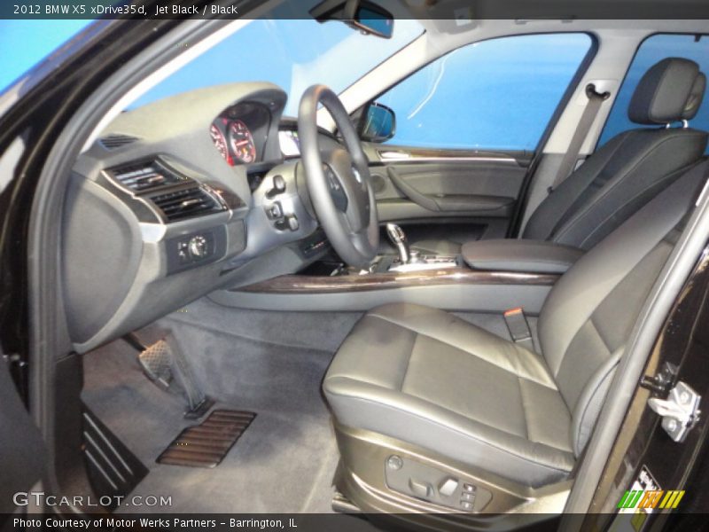 Jet Black / Black 2012 BMW X5 xDrive35d