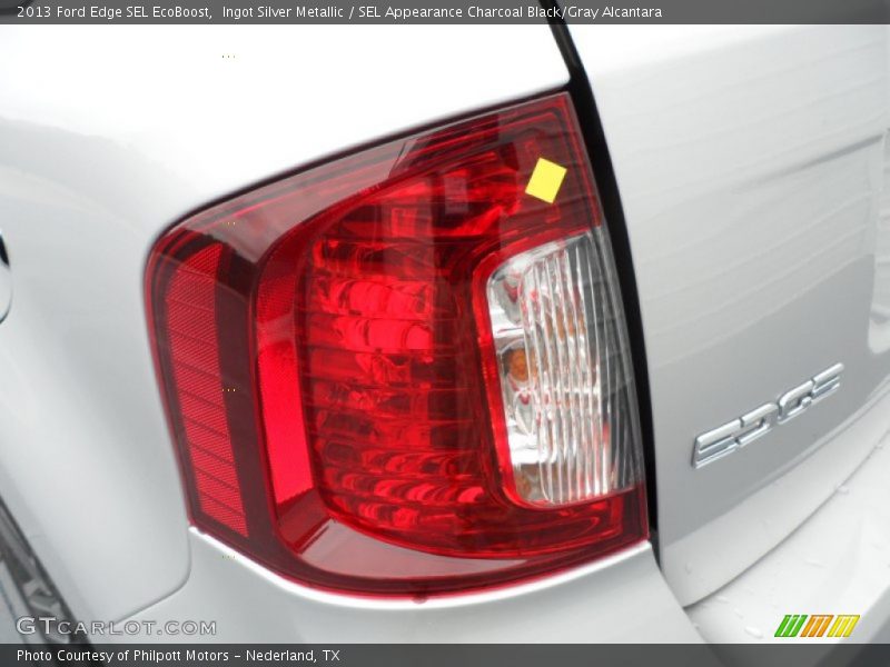 Ingot Silver Metallic / SEL Appearance Charcoal Black/Gray Alcantara 2013 Ford Edge SEL EcoBoost