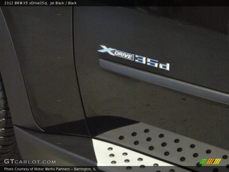 Jet Black / Black 2012 BMW X5 xDrive35d