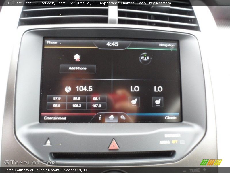 Ingot Silver Metallic / SEL Appearance Charcoal Black/Gray Alcantara 2013 Ford Edge SEL EcoBoost
