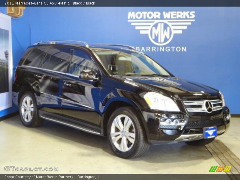 Black / Black 2011 Mercedes-Benz GL 450 4Matic