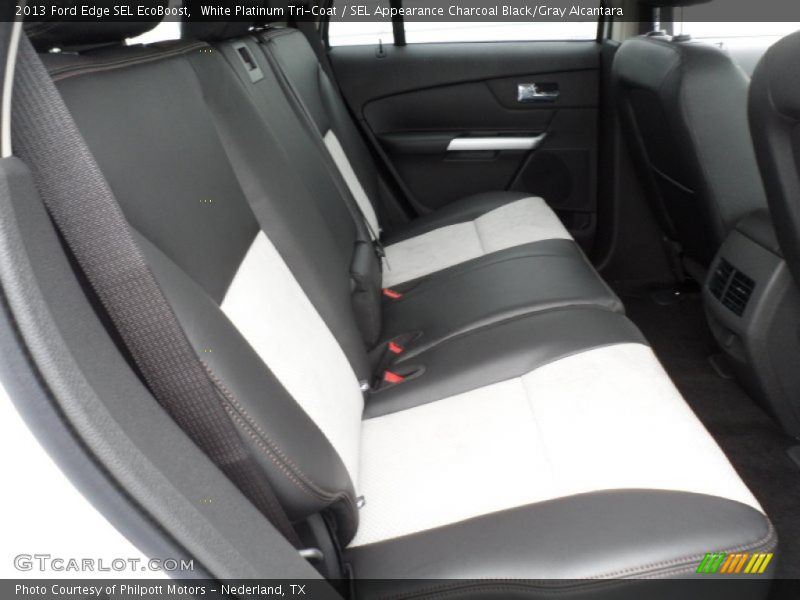 Rear Seat of 2013 Edge SEL EcoBoost