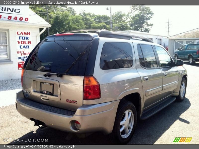 Sandalwood Metallic / Dark Pewter 2002 GMC Envoy XL SLE 4x4