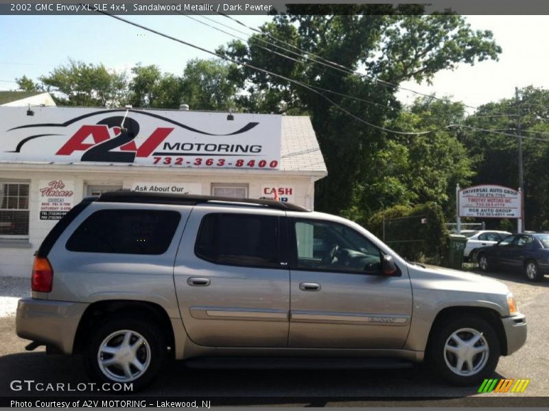 Sandalwood Metallic / Dark Pewter 2002 GMC Envoy XL SLE 4x4