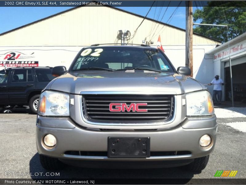 Sandalwood Metallic / Dark Pewter 2002 GMC Envoy XL SLE 4x4