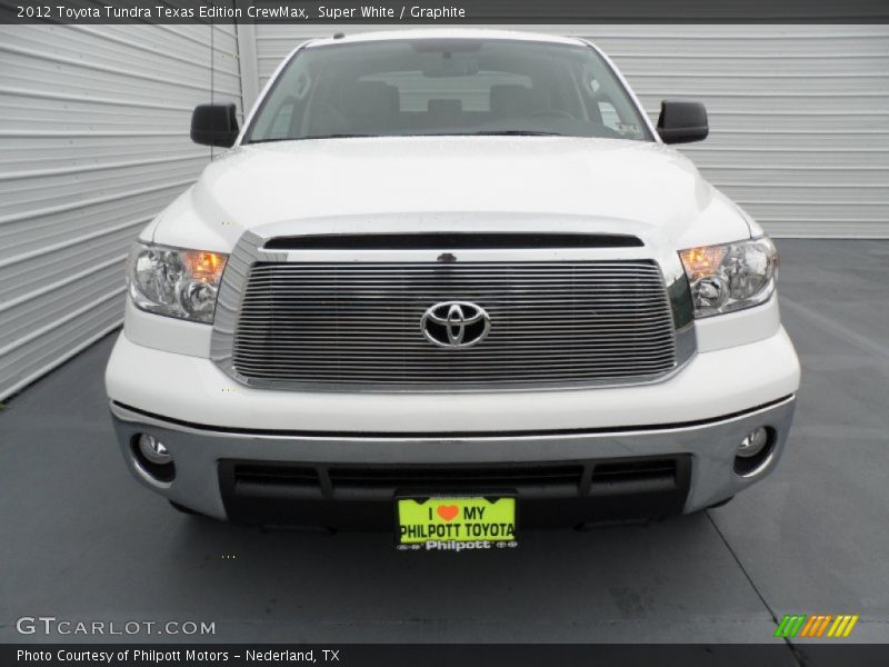 Super White / Graphite 2012 Toyota Tundra Texas Edition CrewMax