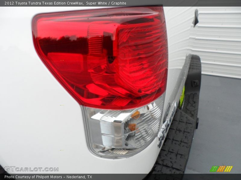 Super White / Graphite 2012 Toyota Tundra Texas Edition CrewMax