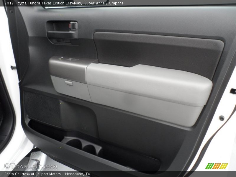 Super White / Graphite 2012 Toyota Tundra Texas Edition CrewMax