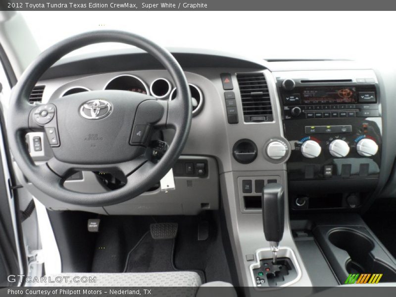 Super White / Graphite 2012 Toyota Tundra Texas Edition CrewMax