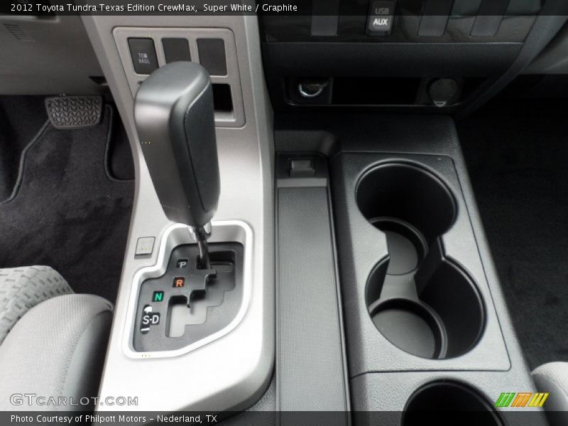 Super White / Graphite 2012 Toyota Tundra Texas Edition CrewMax