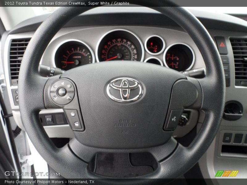 Super White / Graphite 2012 Toyota Tundra Texas Edition CrewMax