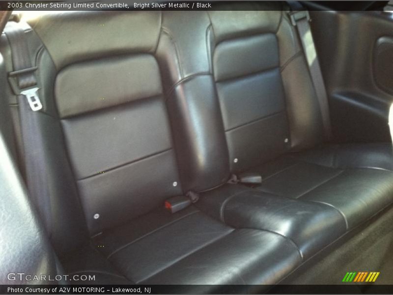 Bright Silver Metallic / Black 2003 Chrysler Sebring Limited Convertible