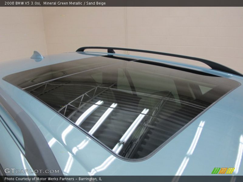 Mineral Green Metallic / Sand Beige 2008 BMW X5 3.0si