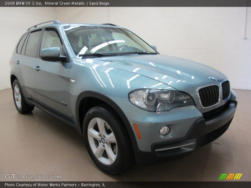 Mineral Green Metallic / Sand Beige 2008 BMW X5 3.0si