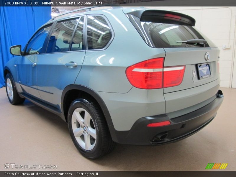 Mineral Green Metallic / Sand Beige 2008 BMW X5 3.0si