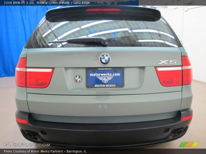 Mineral Green Metallic / Sand Beige 2008 BMW X5 3.0si