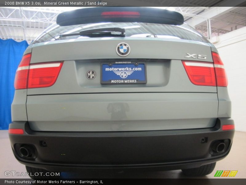 Mineral Green Metallic / Sand Beige 2008 BMW X5 3.0si