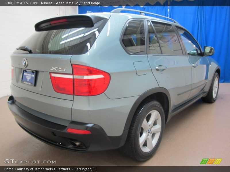 Mineral Green Metallic / Sand Beige 2008 BMW X5 3.0si