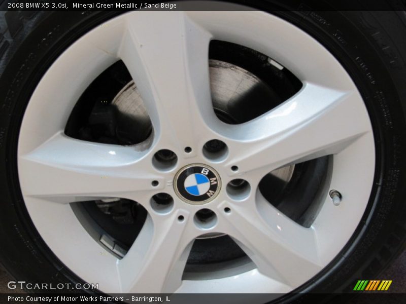 Mineral Green Metallic / Sand Beige 2008 BMW X5 3.0si