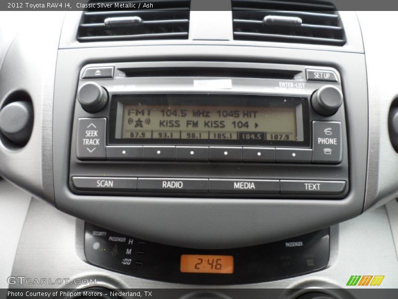 Classic Silver Metallic / Ash 2012 Toyota RAV4 I4