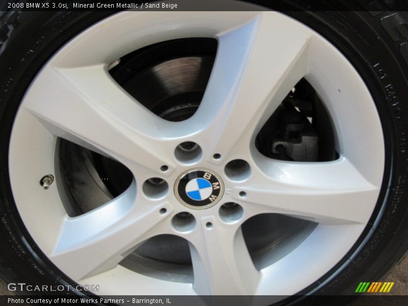 Mineral Green Metallic / Sand Beige 2008 BMW X5 3.0si