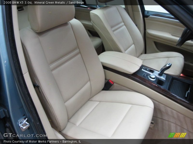 Mineral Green Metallic / Sand Beige 2008 BMW X5 3.0si