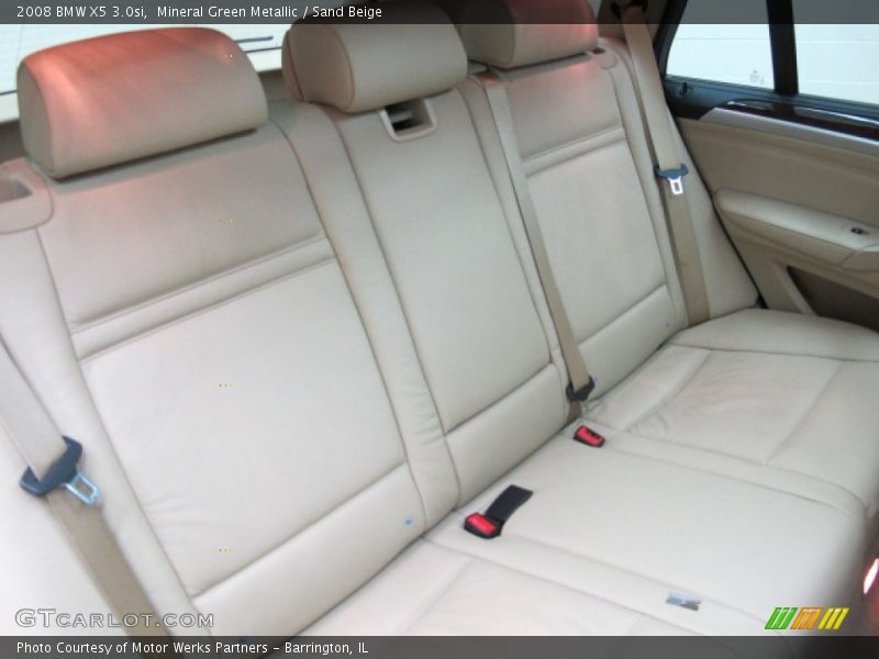 Mineral Green Metallic / Sand Beige 2008 BMW X5 3.0si