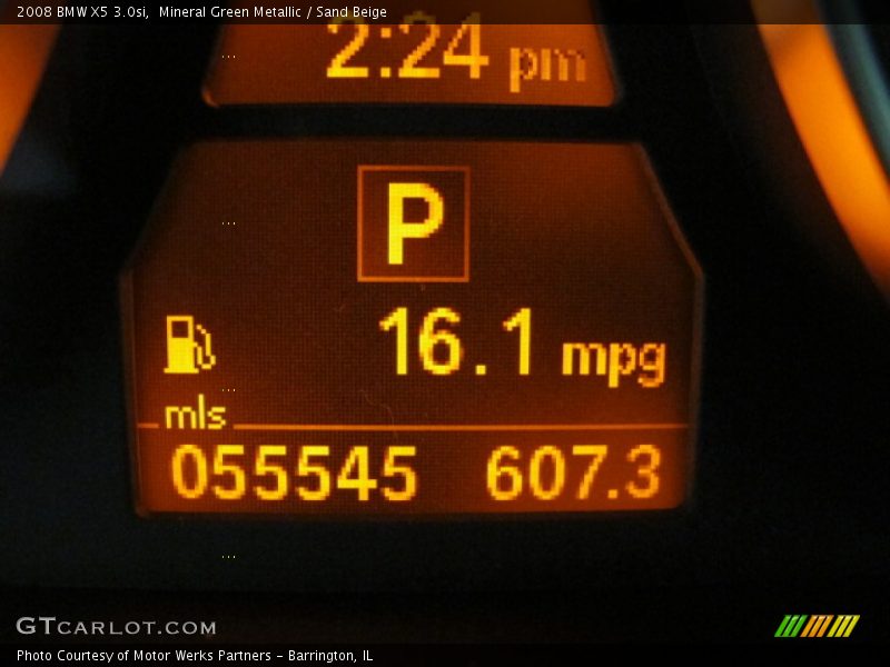 Mineral Green Metallic / Sand Beige 2008 BMW X5 3.0si