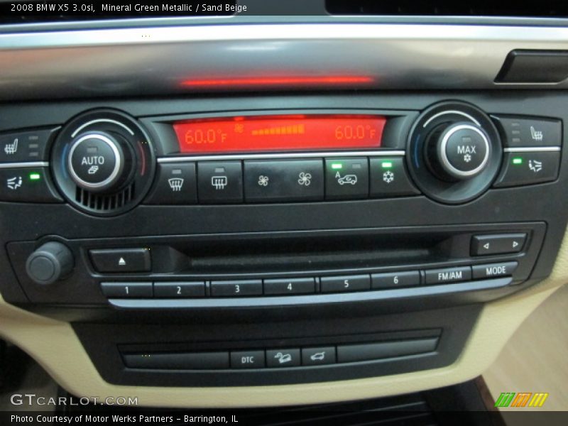 Mineral Green Metallic / Sand Beige 2008 BMW X5 3.0si
