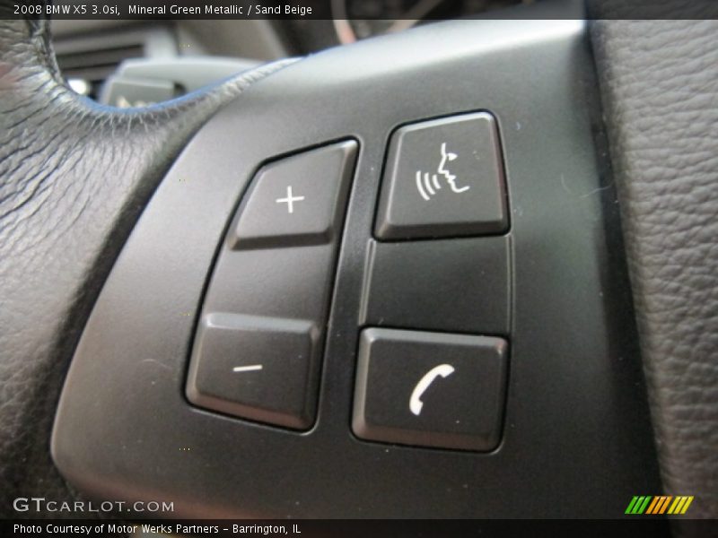Mineral Green Metallic / Sand Beige 2008 BMW X5 3.0si