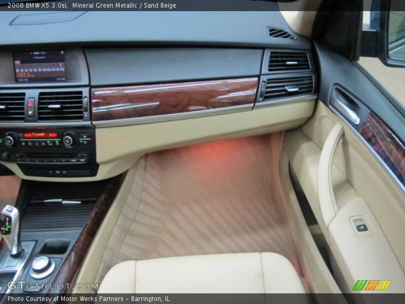 Mineral Green Metallic / Sand Beige 2008 BMW X5 3.0si
