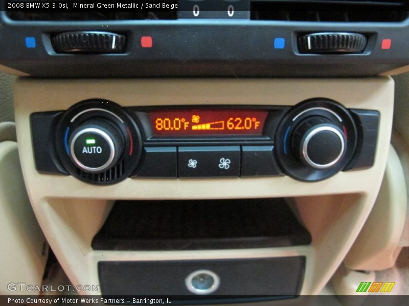 Mineral Green Metallic / Sand Beige 2008 BMW X5 3.0si
